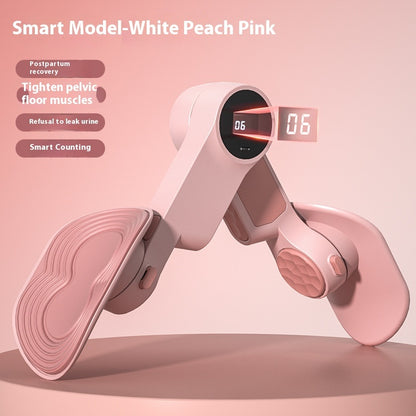 Fresh Arrivals at Buy Center: Intelligent Counting Timing Leg Shaping Clip Exercise Leg Pelvic Floor Muscle Trainer Multifunctional White Peach Pink Smart