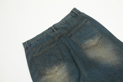 Newly Arrived at Buy Center: Waste Soil Wind Dirty Worn Jeans Men