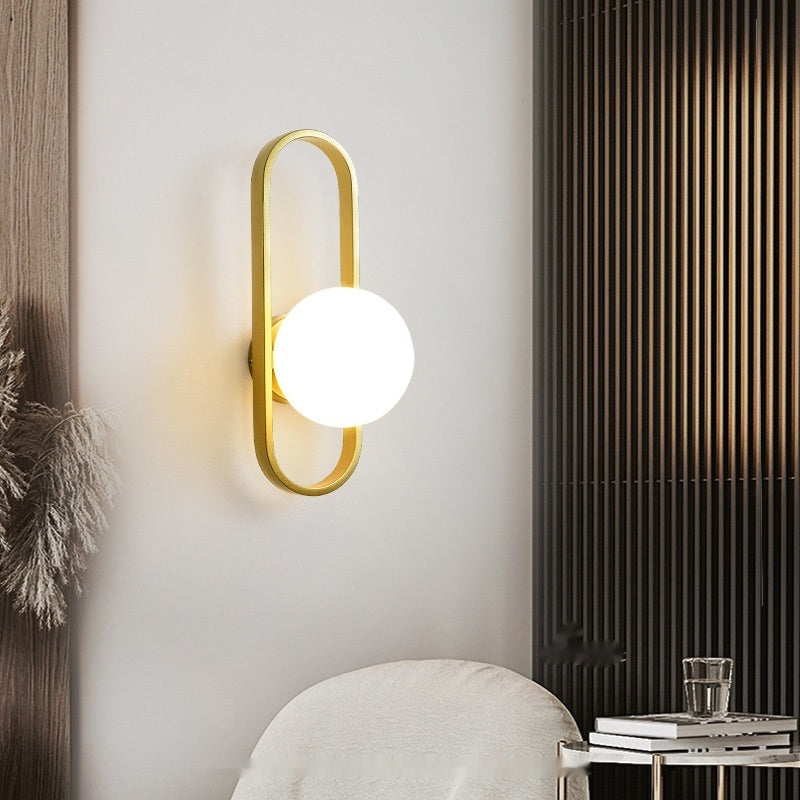 Fresh Arrivals at Buy Center: Minimalist Wall Lamp Bedside Lamp Minimalist Wall Light Bulb Corridor Light 8830 Gold Style