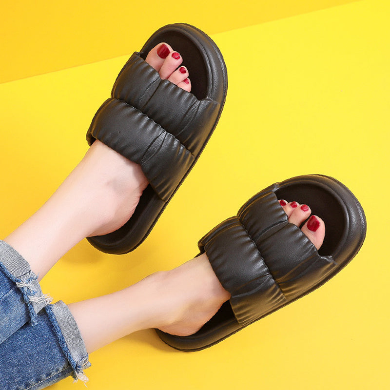 Women Home Shoes Bathroom Slippers Soft Sole Slides Summer Beach Shoes