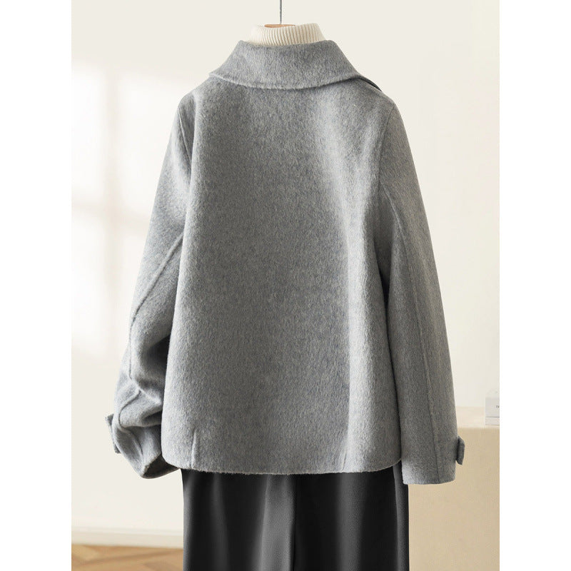 Hepburn Style Coat Woolen Coat Buy Center