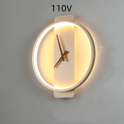 Nordic Wall Lamp Bedroom Bedside Lamp Clock Modeling Lamp Buy Center