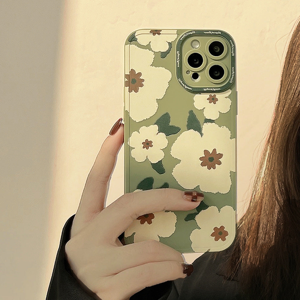 Fresh on the Scene at Buy Center: Back Cover Flower Art Applicable Phone Case