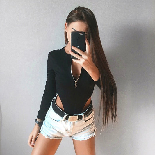 Trending Now at Buy Center: Fashion Personality Slim Fit Jumpsuit Women