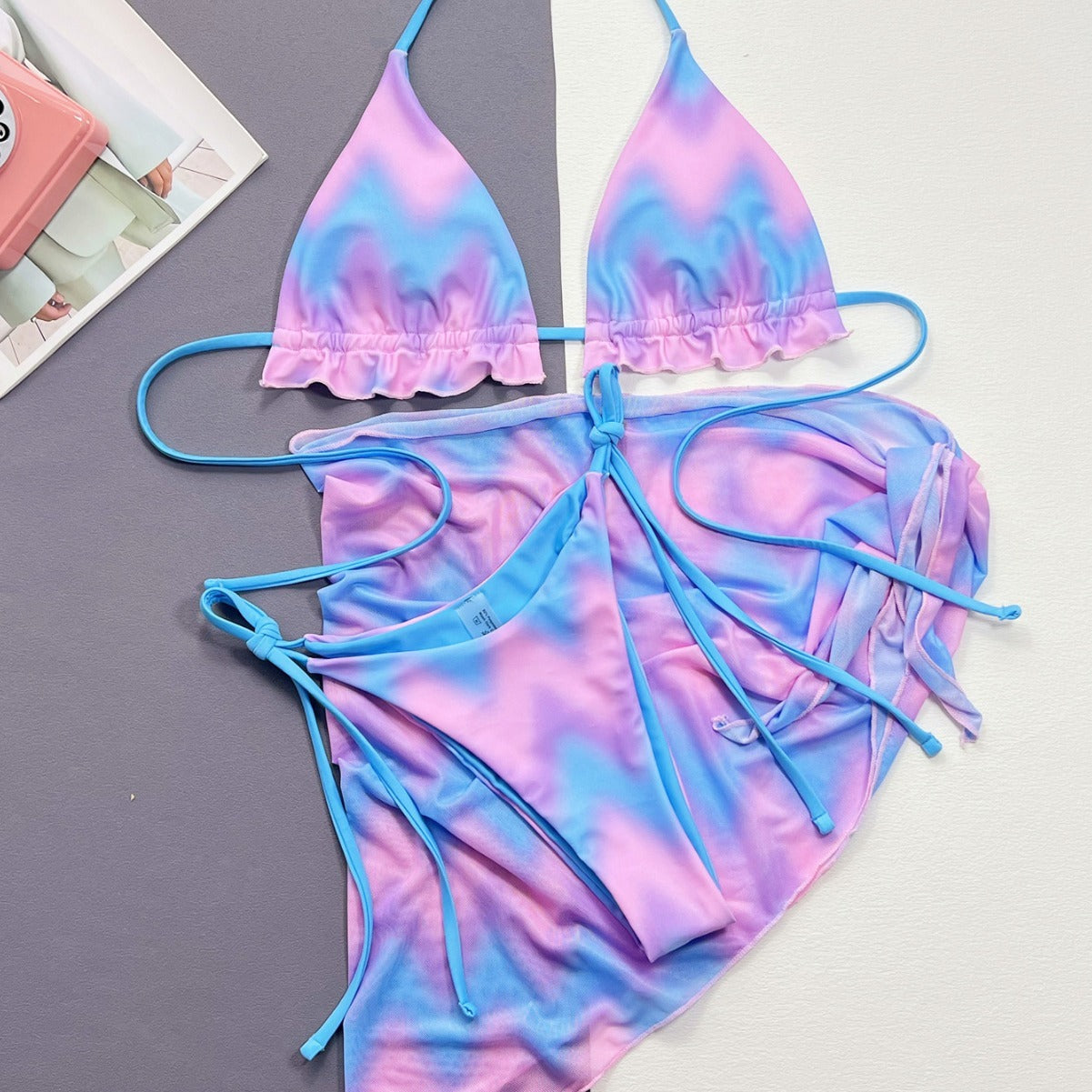 Newly Released at Buy Center: Women's Split Tie-dye Swimsuit Bikini