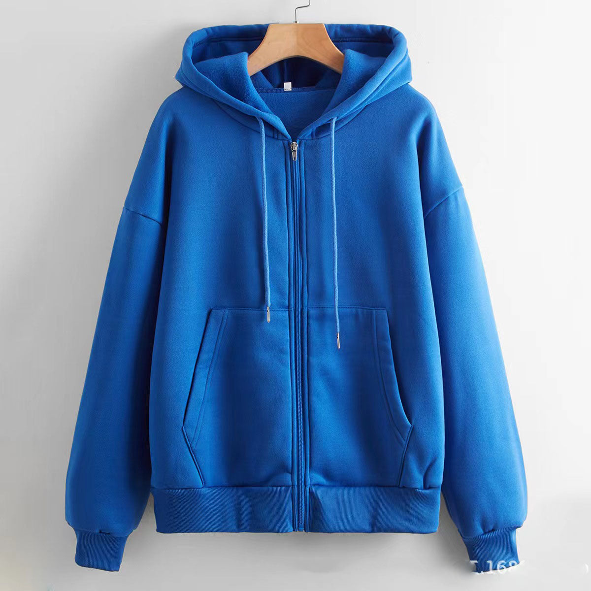 Fresh on the Scene at Buy Center: Men's And Women's Sparkling Style Zipper Cardigan Hoodie Plus Size 07 Royal Blue