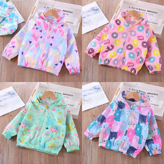 Fresh Arrivals at Buy Center: Girls' Printed Cartoon Jacket