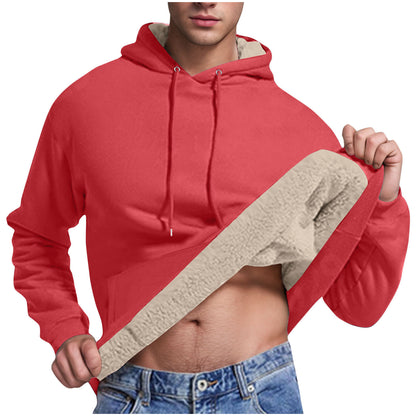 Cold Protection Cashmere Hoodie Cardigan Hooded Casual