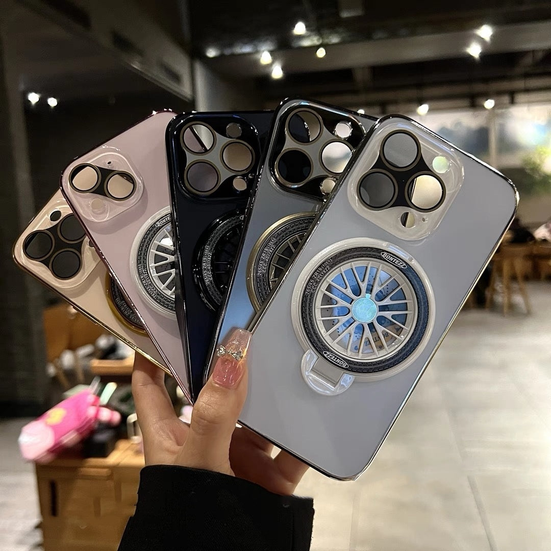 Newly Released at Buy Center: Frosted Rotating Gyro Magnetic Bracket Phone Case