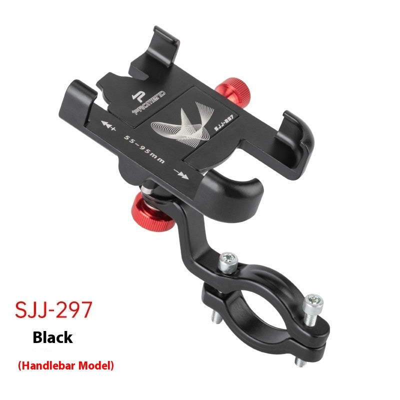 Fresh Arrivals at Buy Center: Aluminum Alloy Rotating Bicycle Phone Holder SJJ297N Black