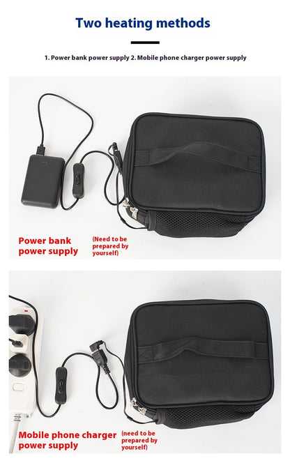 Newly Released at Buy Center: USB Heating Lunch Outdoor Bento Thermal Bag Convenient And Easy To Carry