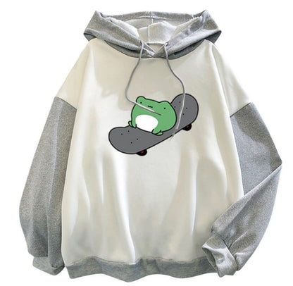 Hot New Items at Buy Center: Fleece Shirt Hooded Sweater Fleece-lined Thickened S-3xl In Stock Gray