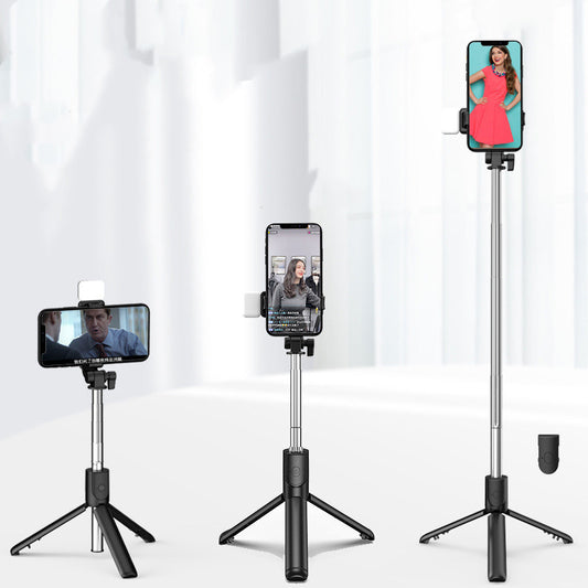 Buy Center Ultimate-Compatible with Apple, Bluetooth Fill Light Selfie Stick Outdoor Live Broadcast Integrated Tripod Phone Holder