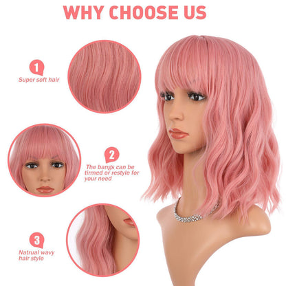 Buy Center Hot Pick-Head Fluffy Chemical Fiber Wig