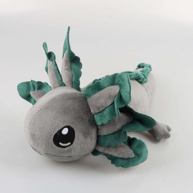 Fresh Arrivals at Buy Center: Salamander Hexagonal Dinosaur Plush Doll Cute Gray