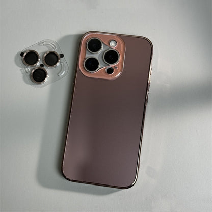 New at Buy Center: Frosted Glass Anti Drop Electroplating Soft Edge Phone Case