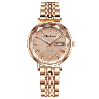 Women's Watch Double Calendar Quartz Buy Center