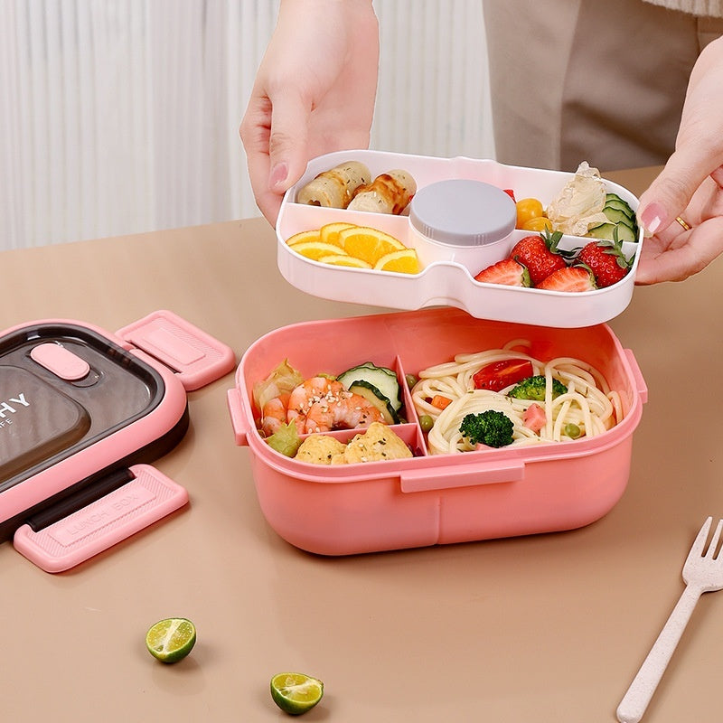 Microwave Oven Heating Divided Rectangular Bento Box | Women's Clothing3 | Buy Center