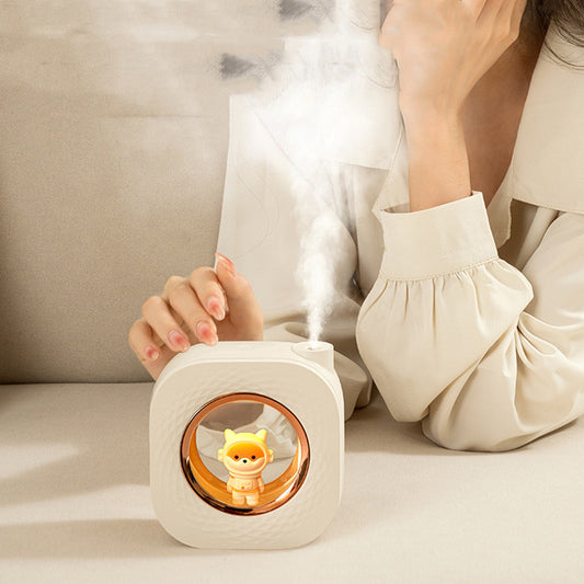 Humidificador pequeño de luz de luna de moda para el hogar