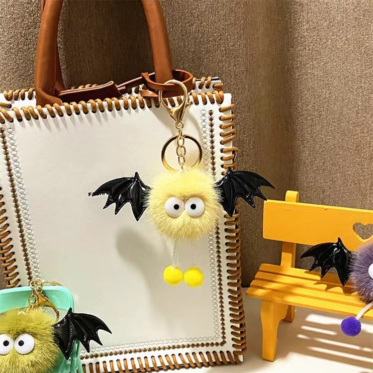 Cute Funny Halloween Artificial Mink Hair Little Devil Package Pendant Buy Center