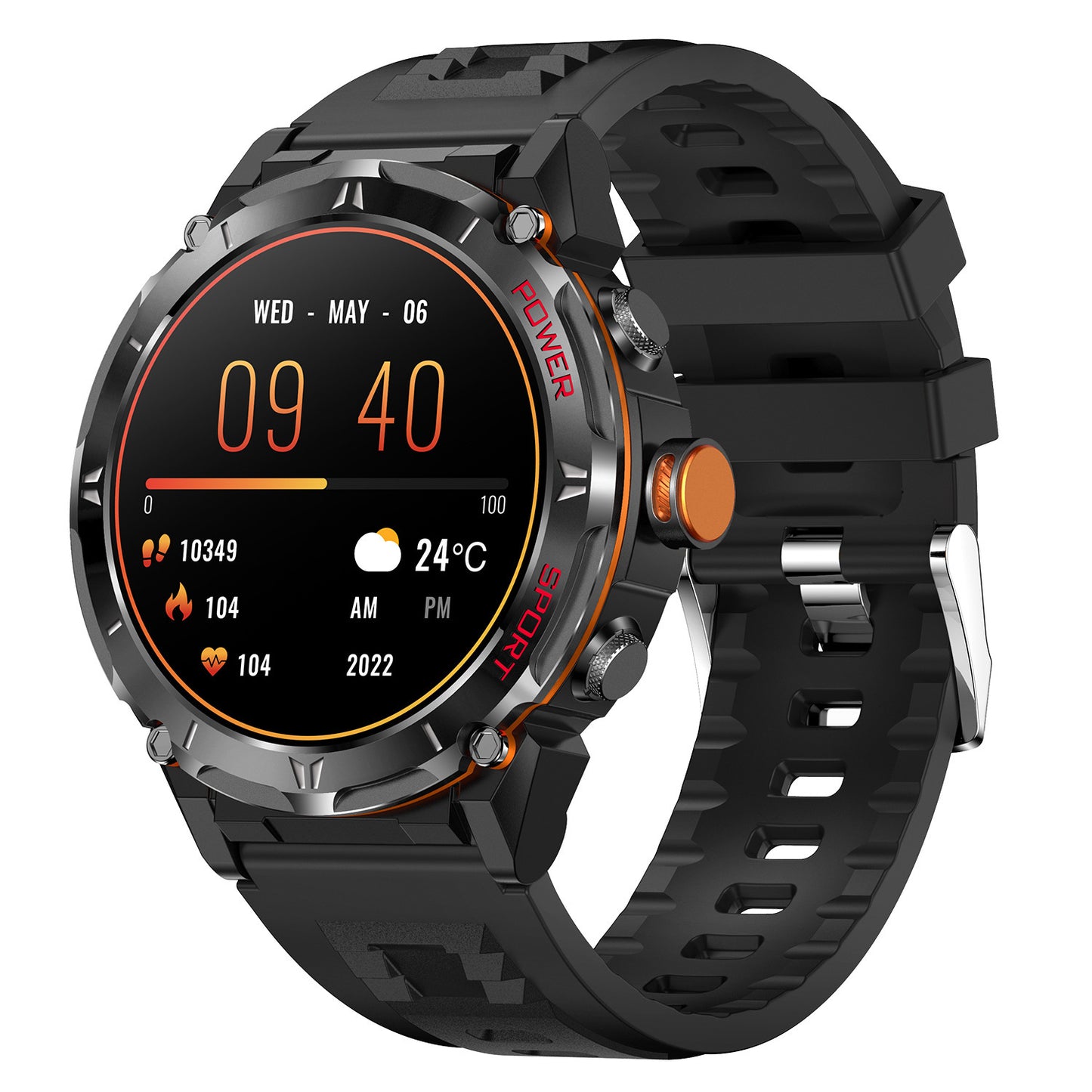 New Y18 Smart Watch 143-inch Blood Oxygen GPS Altitude Pressure Monitoring Buy Center