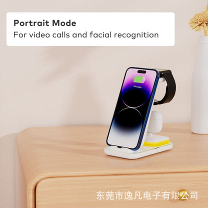 Hot New Items at Buy Center: 15W Fast Charge Vertical Wireless Charger Mobile Phone Watch Headset