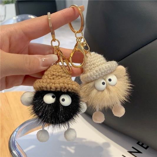 Hot New Items at Buy Center: Mink Fur Coal Golf Cart Keychain Female