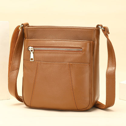 New Mother Style First Layer Cowhide Messenger Bag Buy Center