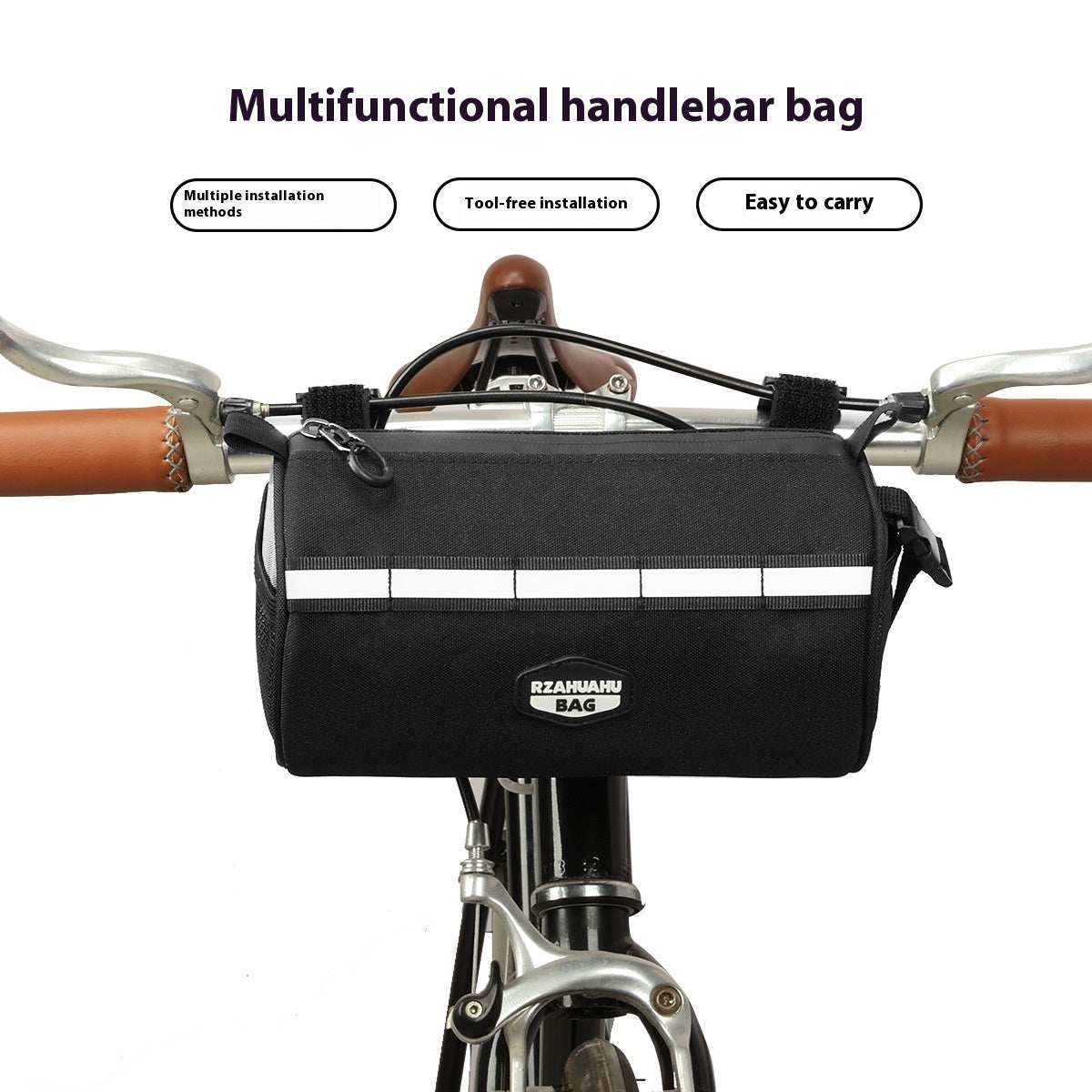 Large Capacity Folding Front Beam Mountain Bike Pannier Bag Accessories Cycling Fixture Buy Center