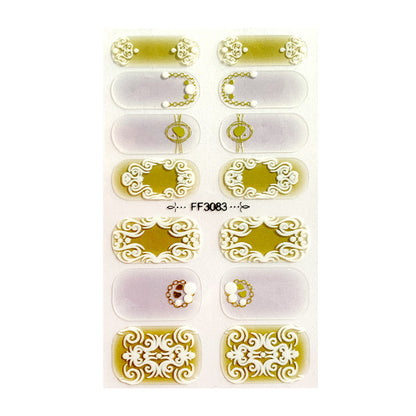 Amazon Fashion 3D Embossed Nail Stickers