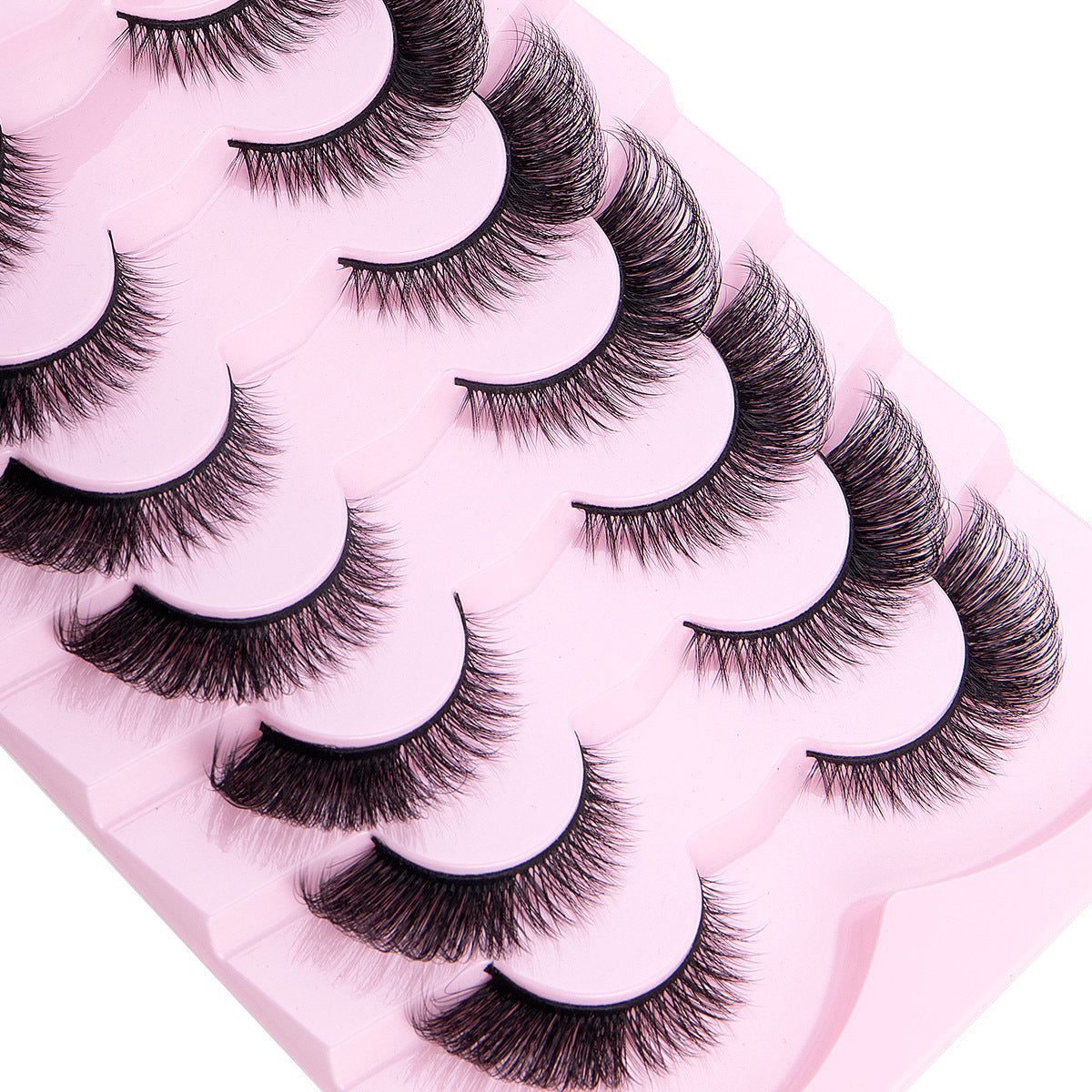 European And American Flying Fox Eye False Eyelashes 7 Pairs