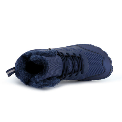 Outdoors Breathable Five-finger Couple Cotton-padded Shoes With Velvet Snow Boots Buy Center