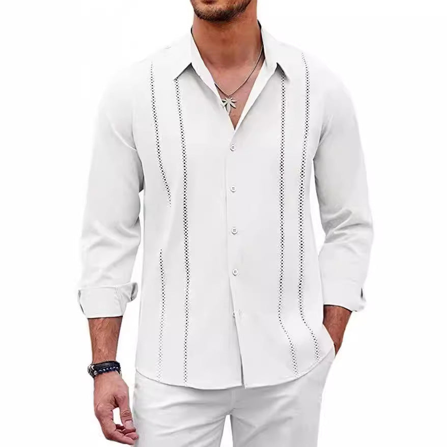 Just Arrived at Buy Center: Men's High-end Non Ironing Slim Fit Shirt White 3XL