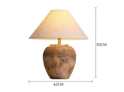 Fresh Arrivals at Buy Center: Ceramic Table Lamp Silent Style Large Modern New Chinese Retro Nostalgic Hotel Homestay Ornament Warm Light UQ622