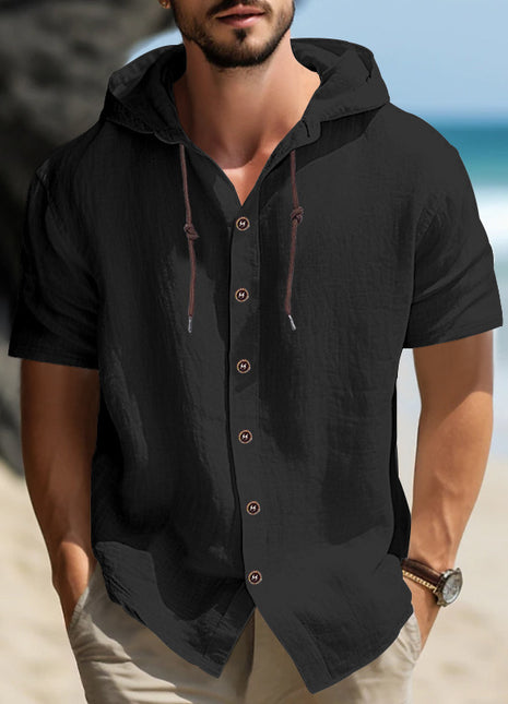 Camisa deportiva informal y cómoda de manga corta para hombre