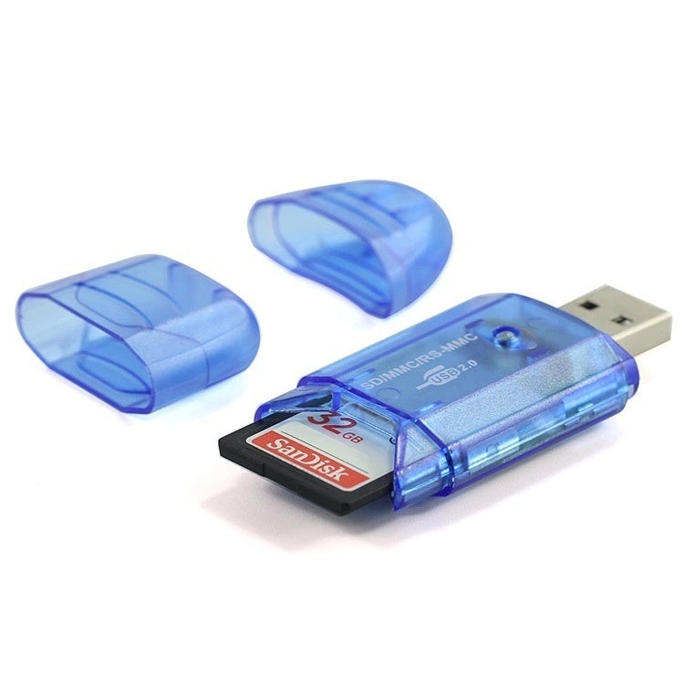 Buy Center Deal-Creative LED Transparent USB Card Reader