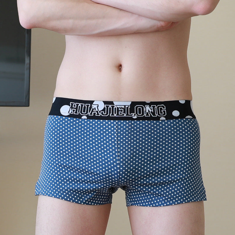 Newly Released at Buy Center: Summer Breathable Men's Underwear Plus Size Cotton Blue