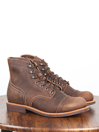 Trending Now at Buy Center: Paratrooper Boots Crazy Horse Leather High-top Outdoor Leisure