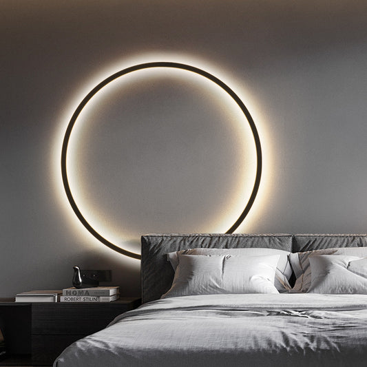 Fresh Arrivals at Buy Center: Round Wall Lamp Creative Personalized Bedroom Bedside Lamp Simple Modern