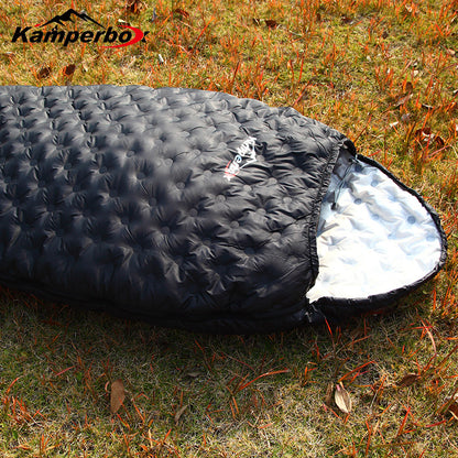 Kamperbox Down Sleeping Bag, Camping 3 Season Ultralight Sleeping Bags, Lightweight Sleeping Bag Bubblue Air 2