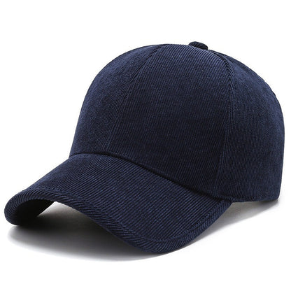 Four Seasons Corduroy Color Baseball Cap Casual All-matching