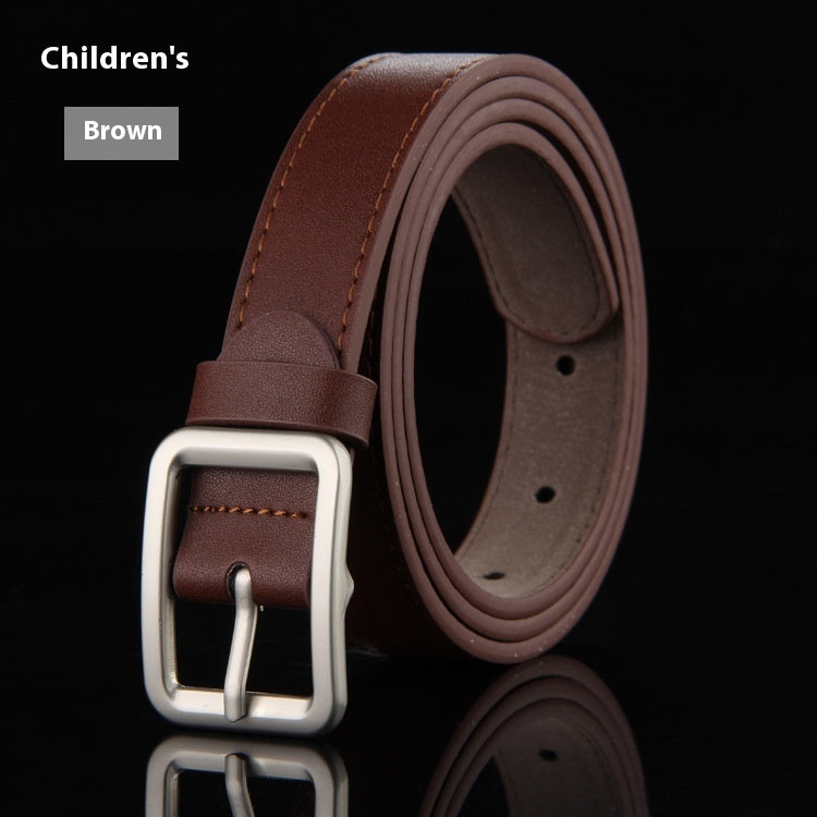 Ceinture de couleur unie simple et tendance pour garçon