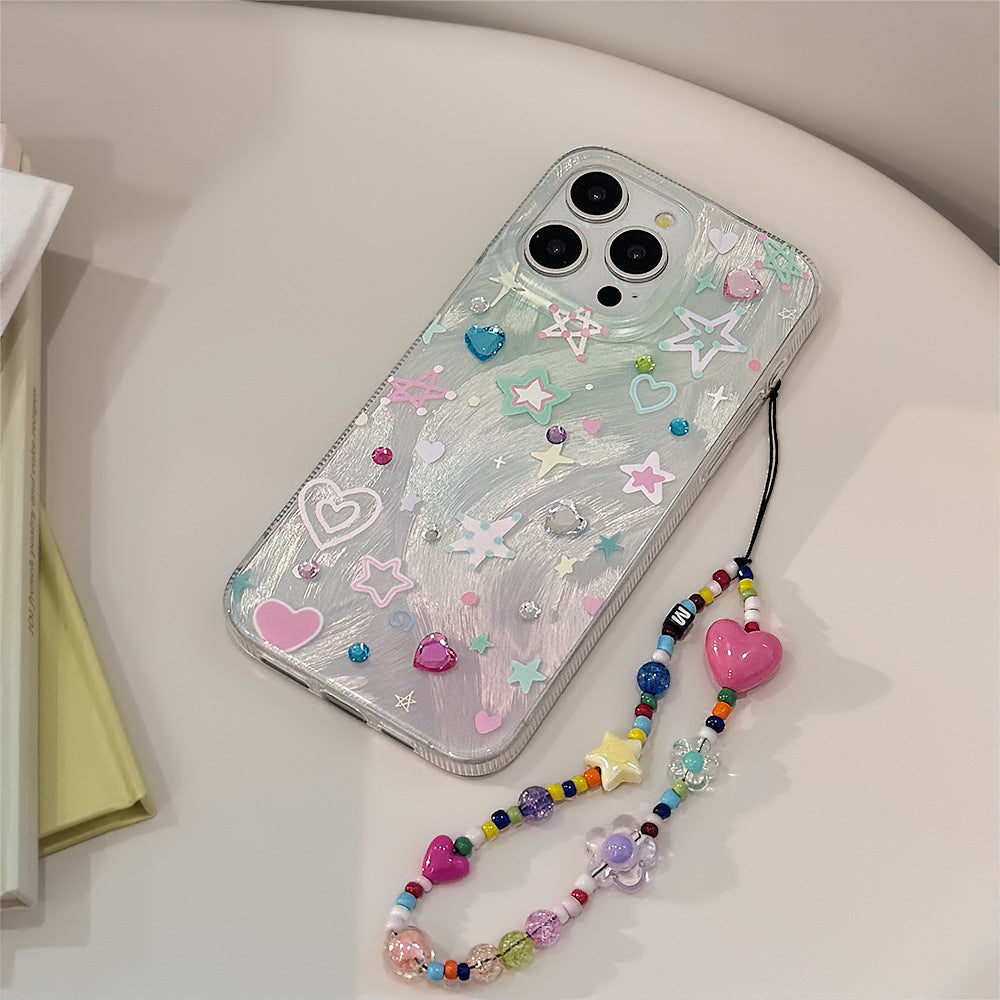 Colorful Star Dopamine Chain Phone Case Buy Center