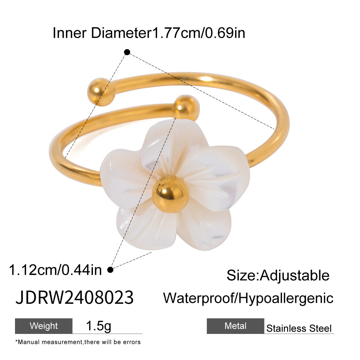 Stainless Steel Shell Necklace Flowers Openings Buy Center