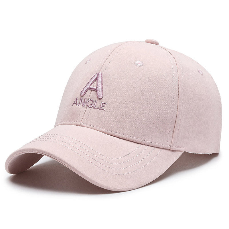 Gorra informal con visera para exteriores para hombre con letras bordadas y protección solar