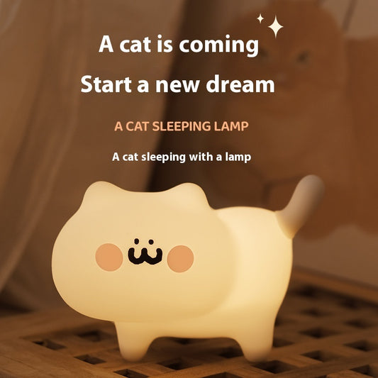 Hot New Items at Buy Center: A Cat Nightlight Bedroom Decoration Bedside Sleeping Light