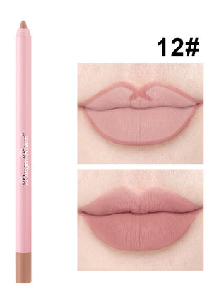 Lápiz labial delineador de labios resistente al agua con acabado mate Cameo Brown Hook Line Lip