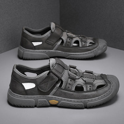 Hot New Items at Buy Center: Men's Summer Outdoor Non-slip Sports Beach Outdoor Sandals Gray