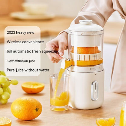 Multifunctional Wireless Electric Juicer Steel Orange Lemon Blender USB Portable Mini Fruit Squeezer Pressure Juicer Kitchen Simple White