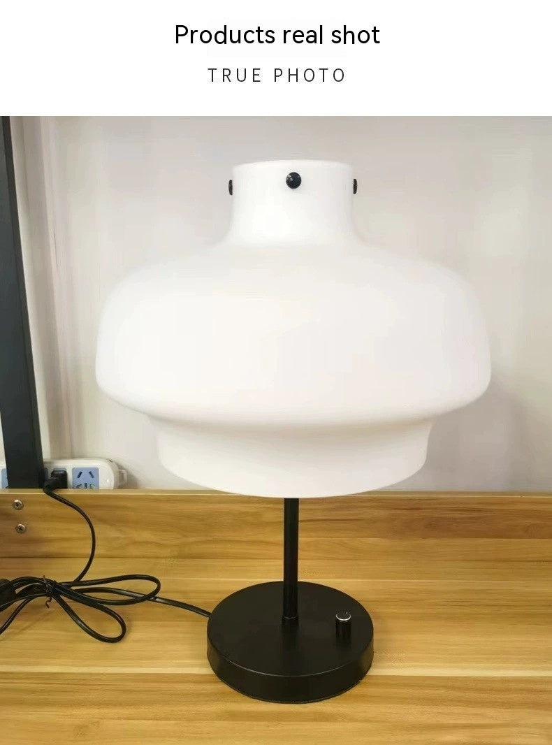 Just Arrived at Buy Center: Nordic Cozy Bedroom Bedside Glass Lamp